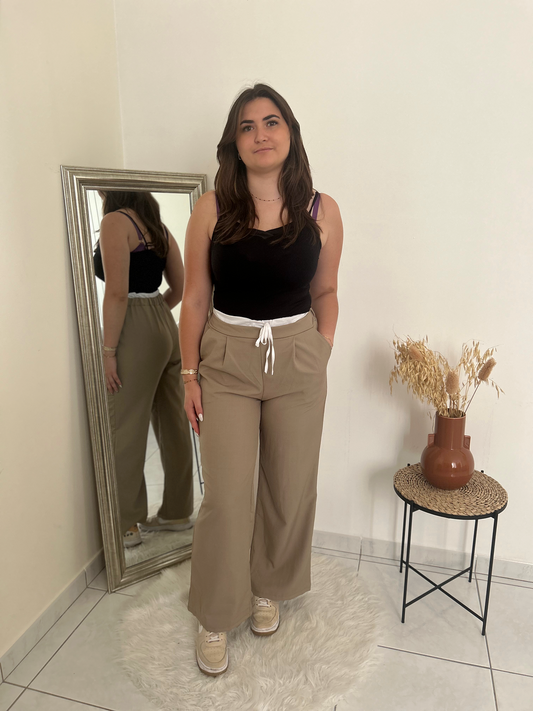 Pantalon double taille